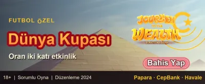 Hoş Geldin Bonusu promotion